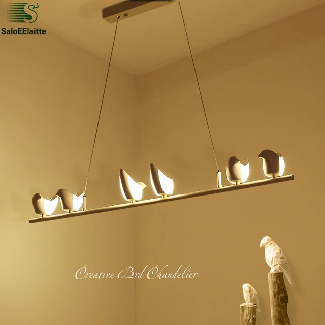 Nordic Minimalisme Metalen Vogel Led luminaria Kroonluchter Lustre ... Nordic Minimalisme Metalen Vogel Led luminaria Kroonluchter Lustre ...