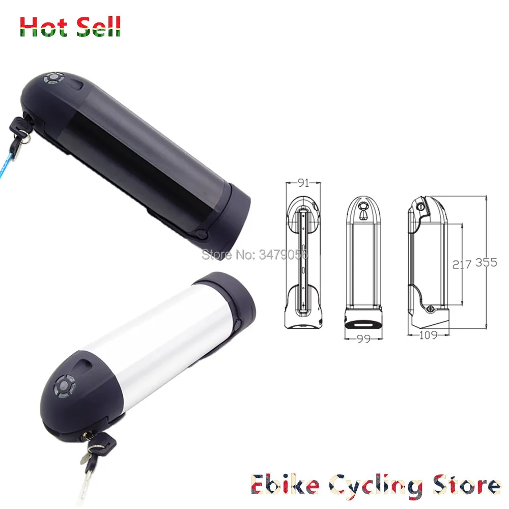 Best Free Shipping fat bike mountain bike Sondors bike bottle battery 36v 10ah 10.5ah 11.6ah 13ah 14ah for Ebike battery pack 4