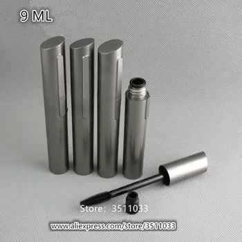 

20pcs 30pcs 50pcs 9ML High Grade Silver Plastic Empty Mascara Tube Cosmetic Eyelashes Growth Liquid Container Bottle Dark Silver