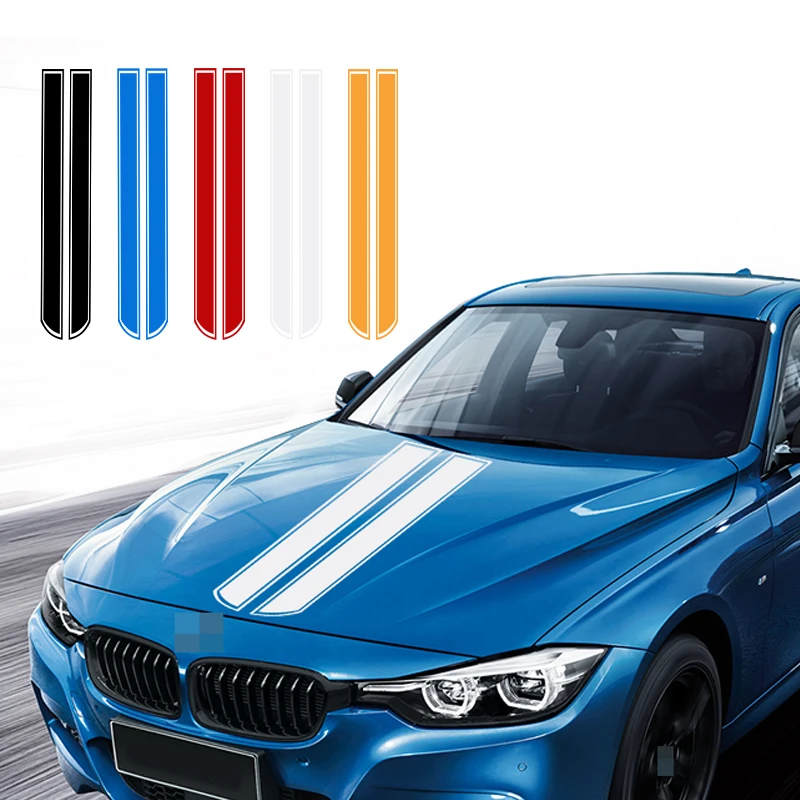 130 см x 24 автомобильные наклейки и Стайлинг автомобиля наклейка на капот
