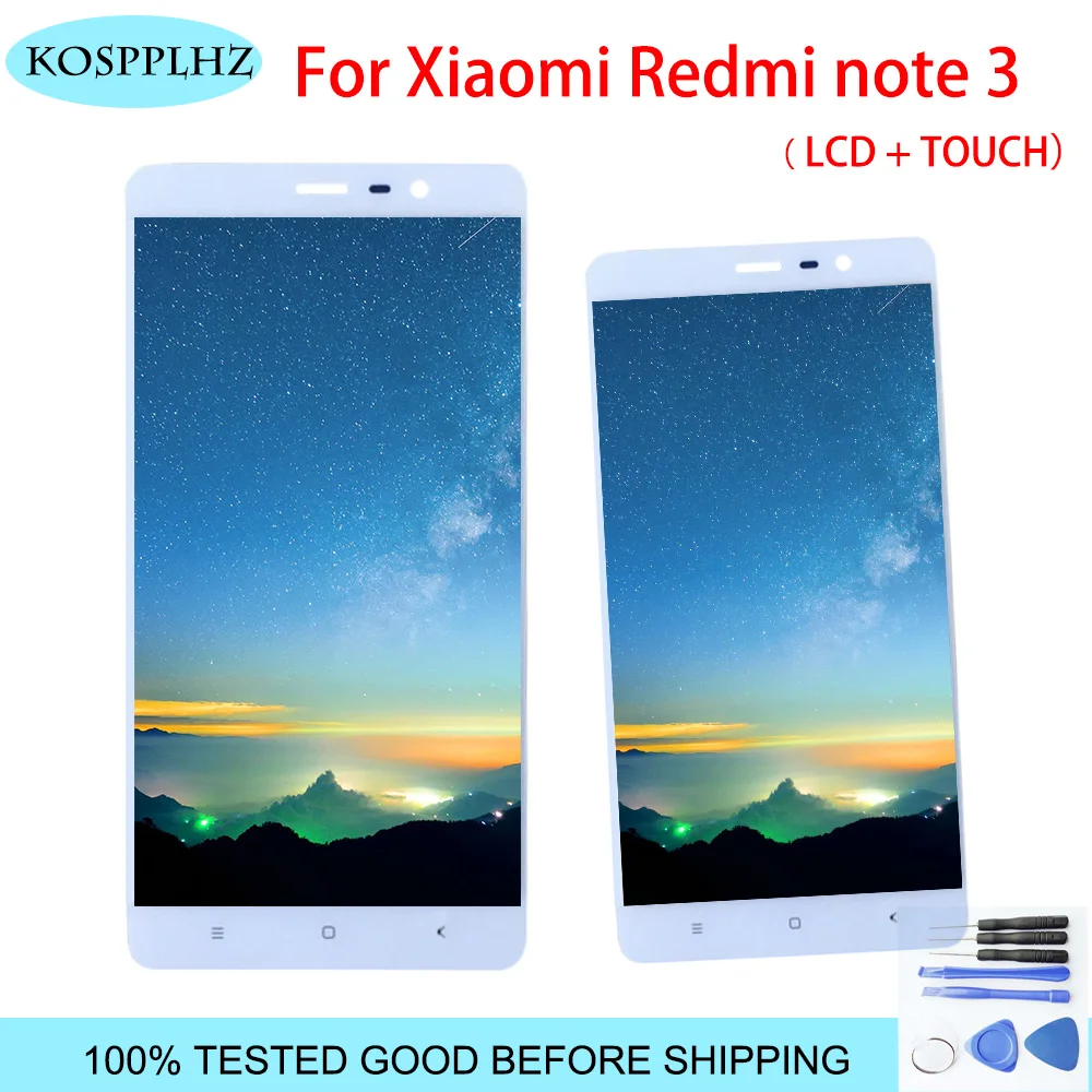ЖК-дисплей 5 дюйма для Xiaomi Redmi Note 3 сменный сенсорный экран Note3 телефон +