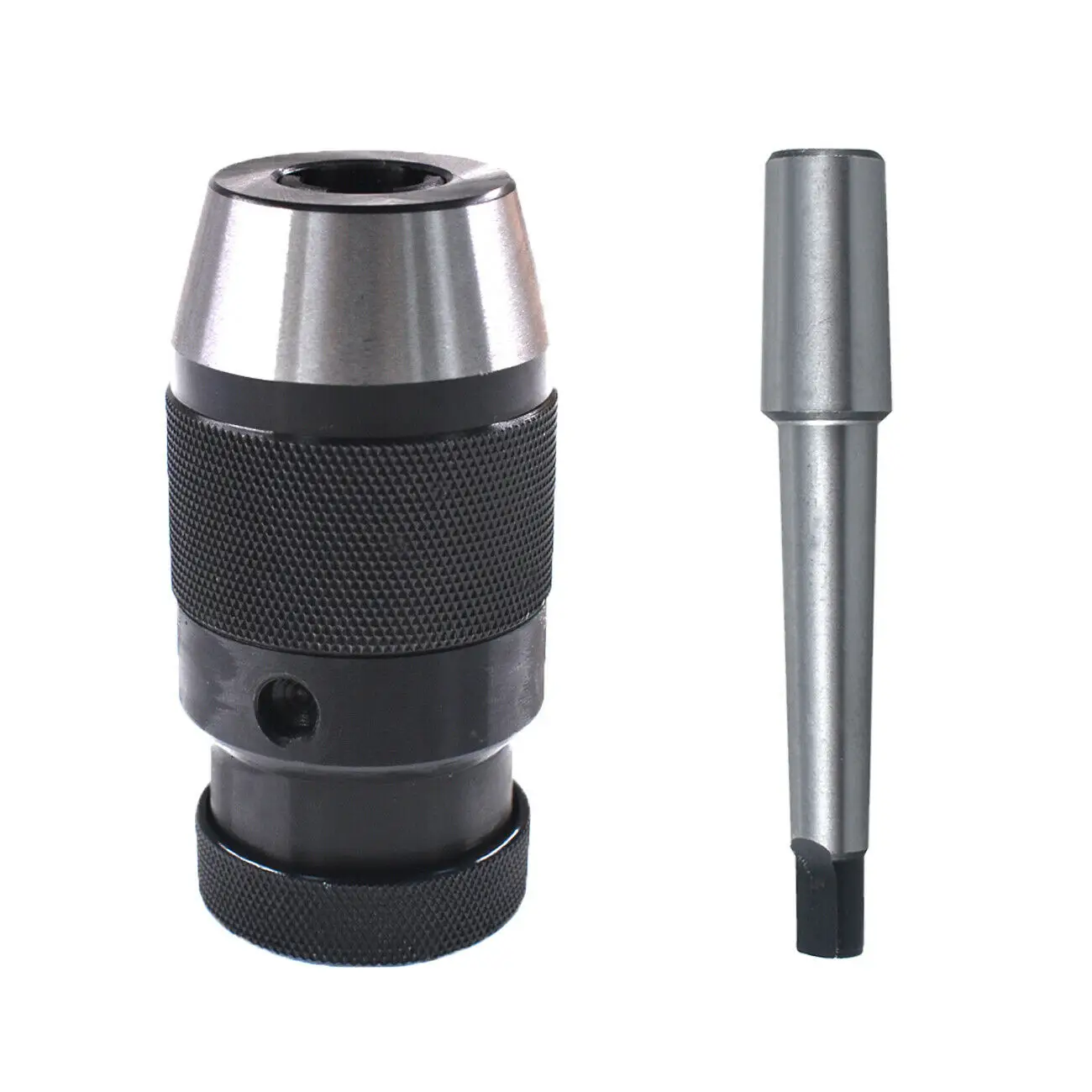

Machine Drill Chuck Keyless Replacement Morse Taper MT1-B16 Alloy+45 steel Black+silver Lathes Boring Tools Milling