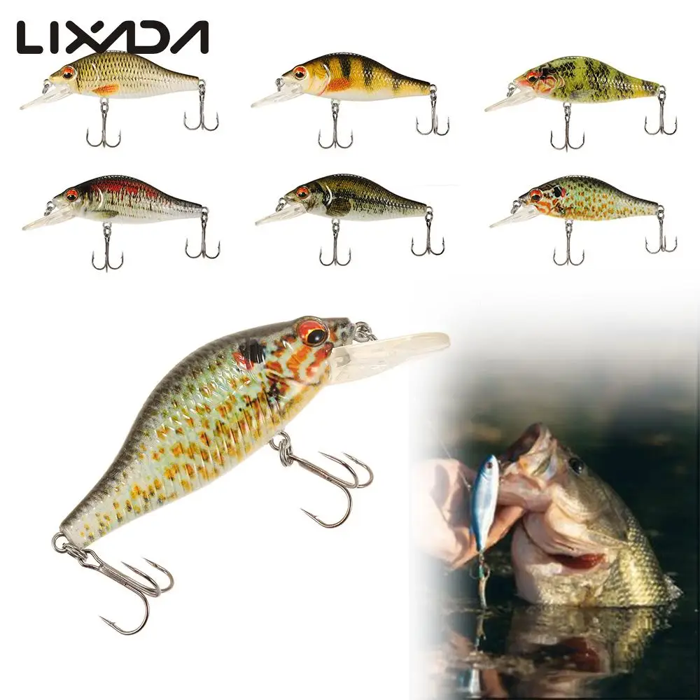 Lixada Реалистичная рыболовная приманка 8 5 см/10 г искусственная 3D текстура тела 6 #