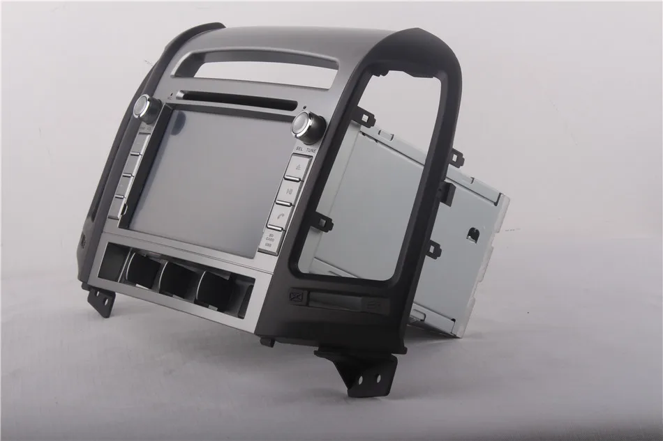 1024*600 android 9,0 автомобильный dvd gps плеер 2 DIN для HYUNDAI SANTA FE santafe 2006-2012 навигационное радио головное устройство 4G мультимедиа