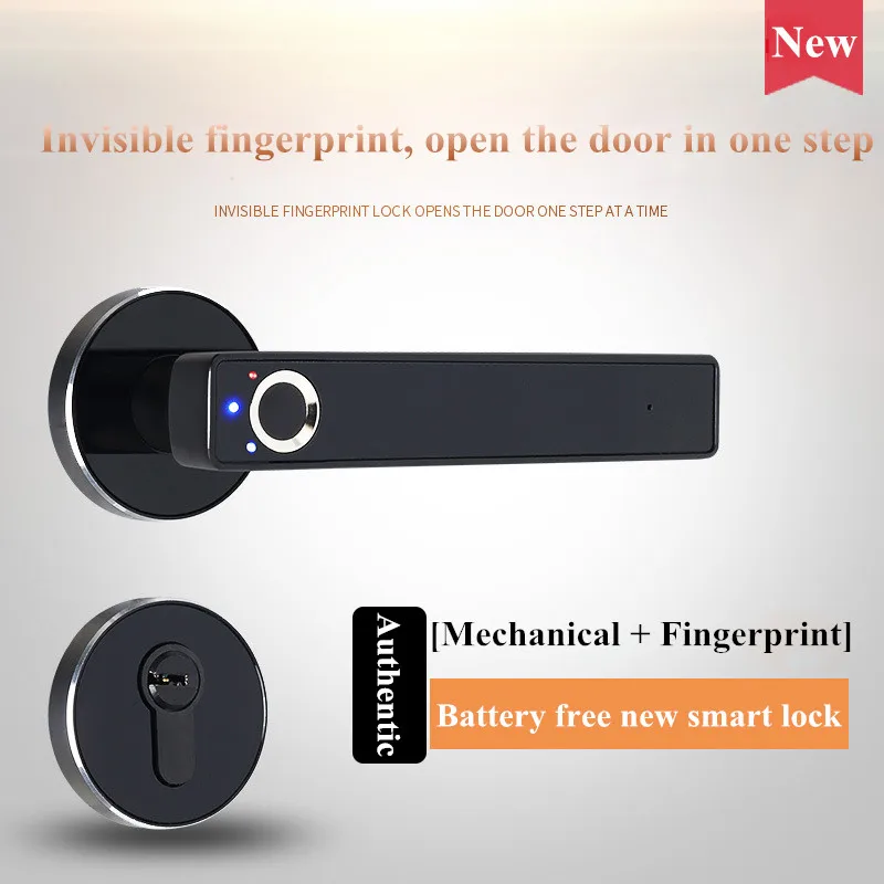  Simple design Intelligent semiconductor Fingerprint Lock Electronic biometric fingerprint Door Lock - 33040902506