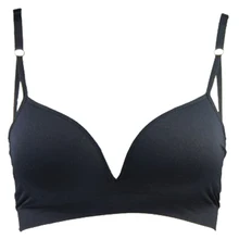 Женский йога фитнес, растяжка, тренировка майка бесшовный Racerback Мягкий спортивный бюстгальтер черный M