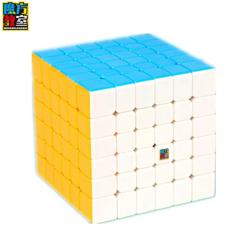 Кубик рубика Новое поступление MoYu Cubing классе 6 Слои MF6 6x6x6 Cube Черный/Stickerless MF головоломка куб игрушки для детей Magic Cube