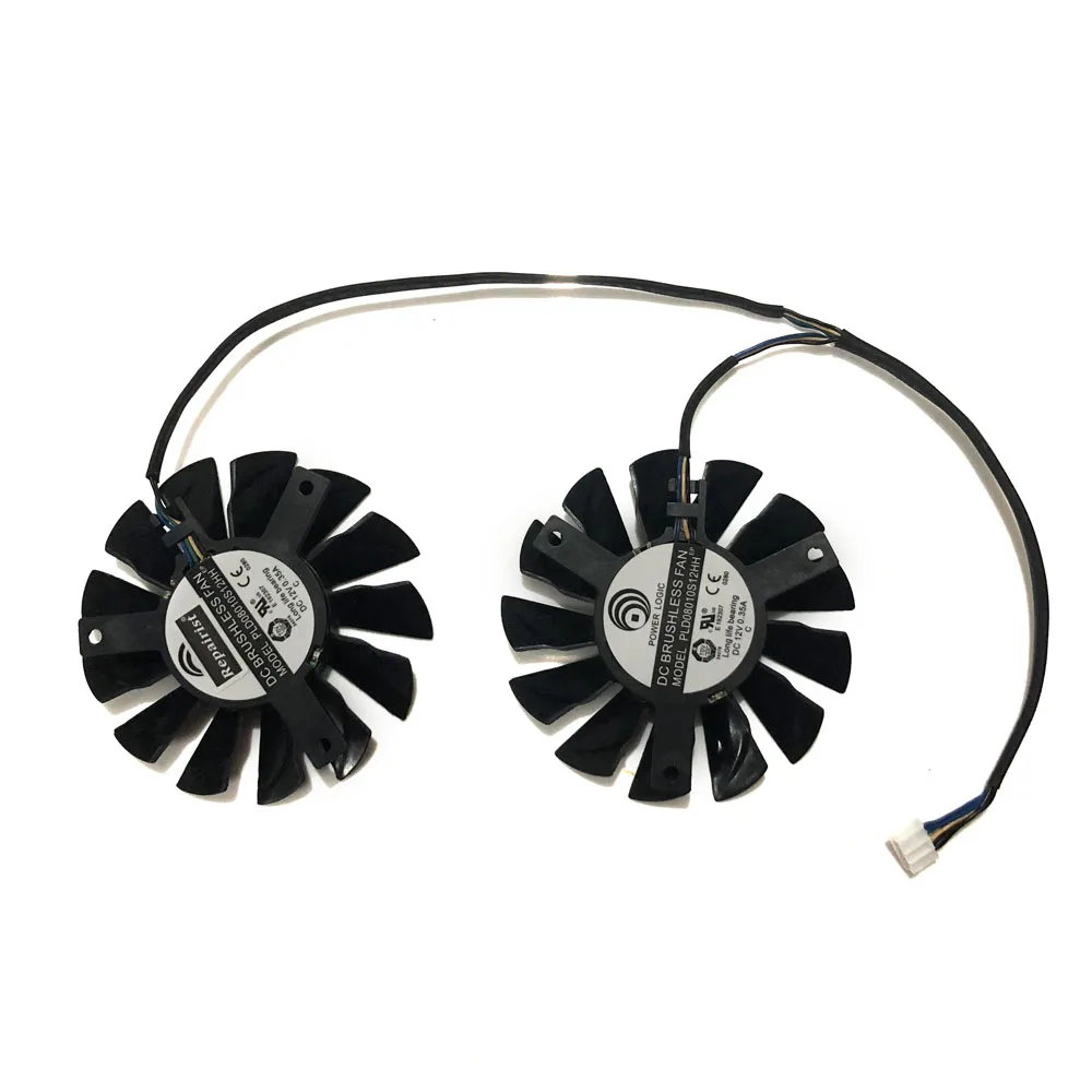 2 шт./компл. GPU VGA карты двойной кулер вентиляторы для MSI R7850 HD7850 R7950 HD7870 Графика карт