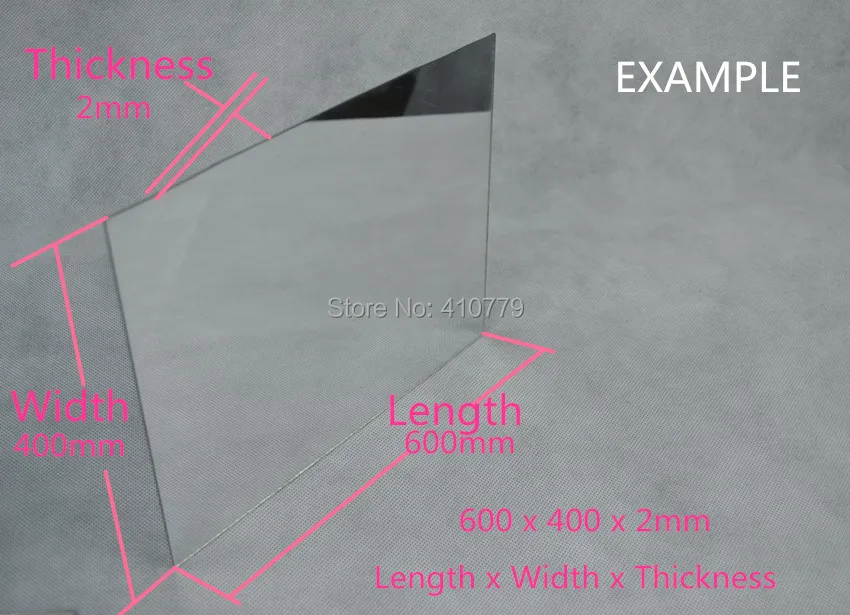 C THZ Acrylic Plexiglass Mirror (3)