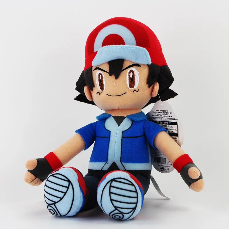 21 см Ash Ketchum плюшевые Мультяшные куклы игрушки Горячая Аниме Фигурка кукла игрушка мягкая игрушка PP хлопок милые для рождественских подарков