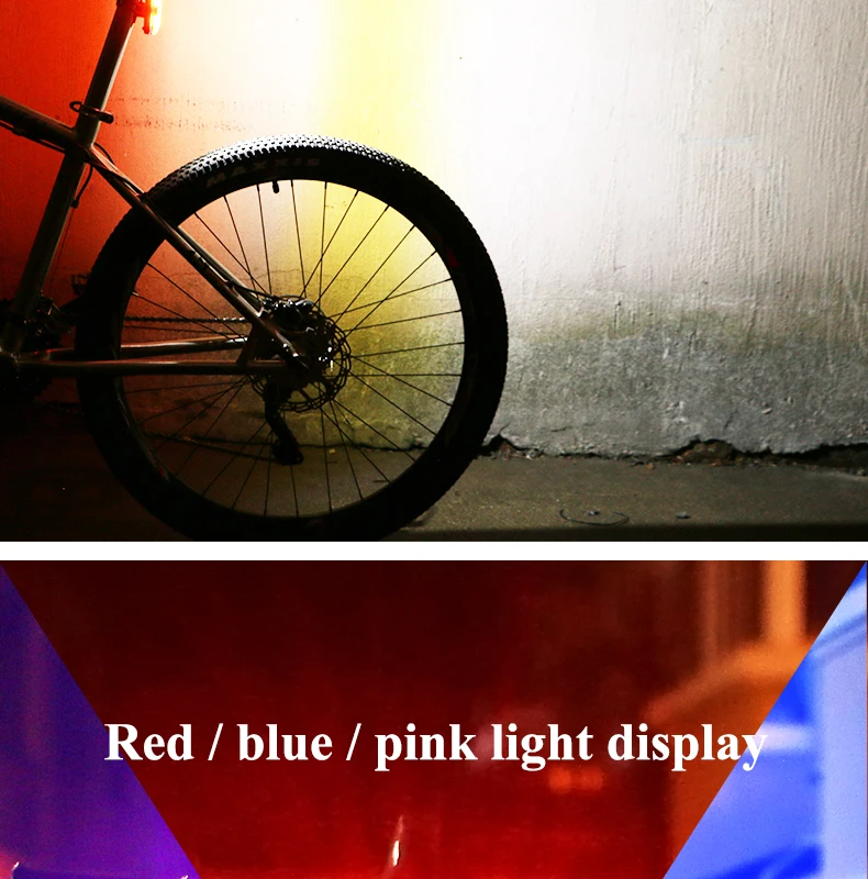 Clearance WHEEL UP new USB rechargeable bicycle light mountain bike taillights night riding lights warning lights LED color taillights 4 Clearance WHEEL UP new USB rechargeable bicycle light mountain bike taillights night riding lights warning lights LED color taillights 4