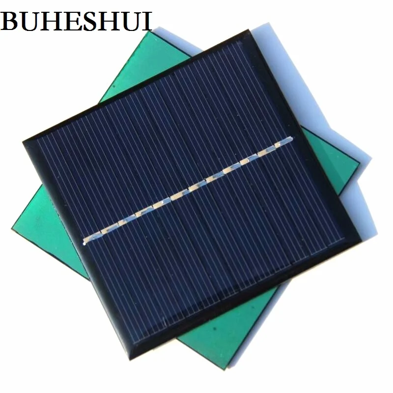 

BUHESHUI 6V 150MA 1W Mini Solar Panels Solar Power 3.6V Battery Charge Solar Cell Module 85*82*3MM Epoxy 10pcs Free Shipping