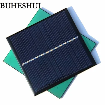 

BUHESHUI 6V 150MA 1W Mini Solar Panels Solar Power 3.6V Battery Charge Solar Cell Module 85*82*3MM Epoxy 10pcs Free Shipping
