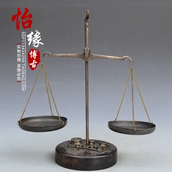 

China Old Beijing secondhand goods bronze Old balance scale Weight measurement