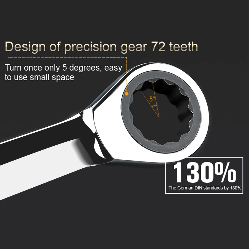

7mmAdjustable Torque Open End Wrench Woodworking Carpenter Power Hand Tool Chrome Vanadium Spanners With Key Ratchet Wrench Set