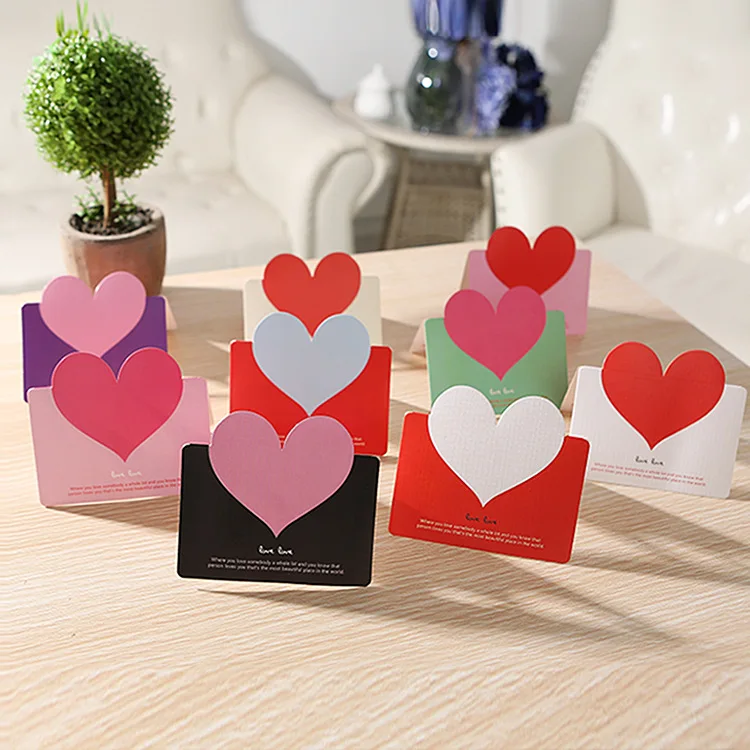 

100pcs/set Envelope Message Cards Notes Memo Pad Pink Kawaii Tearable Paper Notepad Note Pad for Office Decoration Stationery