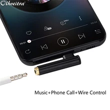 Olhveitra 3,5 мм type C адаптер мини-джек для Oneplus 7 Pro huawei samsung type-C наушники аудио сплиттер наушники USB C адаптер