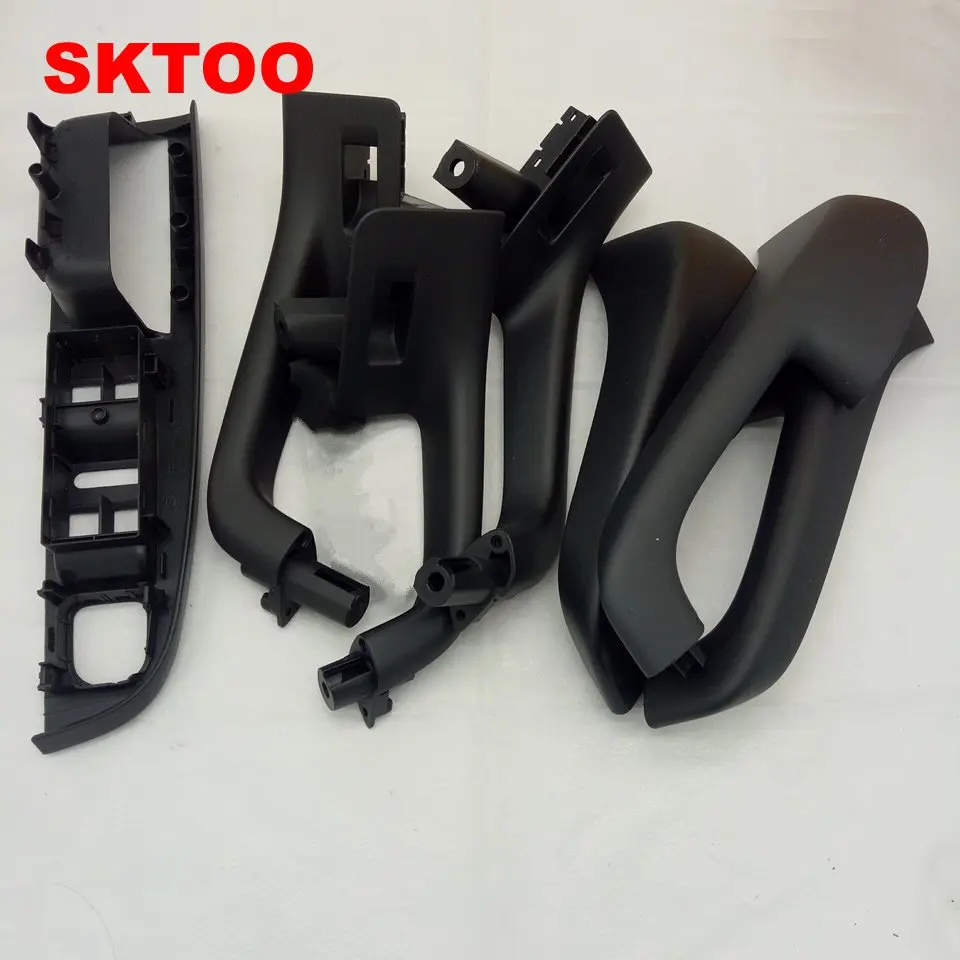 SKTOO 7 шт./компл. для VW Golf 5 GTI MK5 MK5 Jetta Sagitar HandleTop межкомнатных дверей качество Заводская цена внутренняя подлокотник