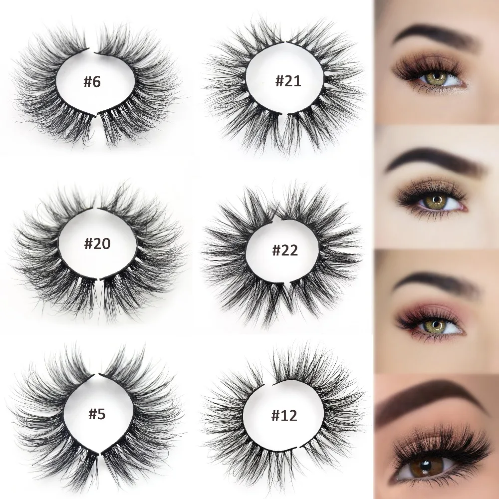 

Visofree Mink Eyelashes Makeup 3D Mink Lashes Lightweight Cruelty-free False Eyelashes High Quality Luxurious Lashes Extension