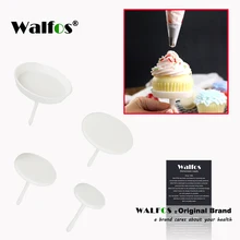 Walfos 4 шт. Sugarcraft кекс торт стенд Обледенение Крем Цветок украшения ногтей набор инструментов