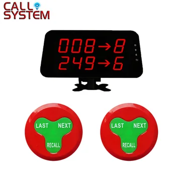 

433.92mhz wireless queue number calling system for bank counter