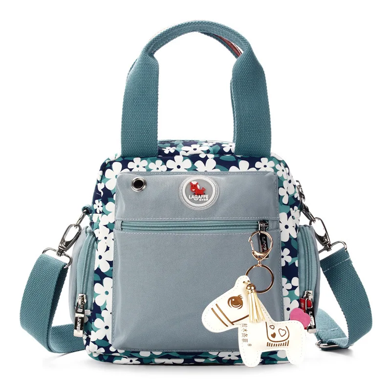 Сумка для подгузников, рюкзак, одноцветная многофункциональная сумка для подгузников, сумка для мам, Детская сумка - Цвет: Зеленый