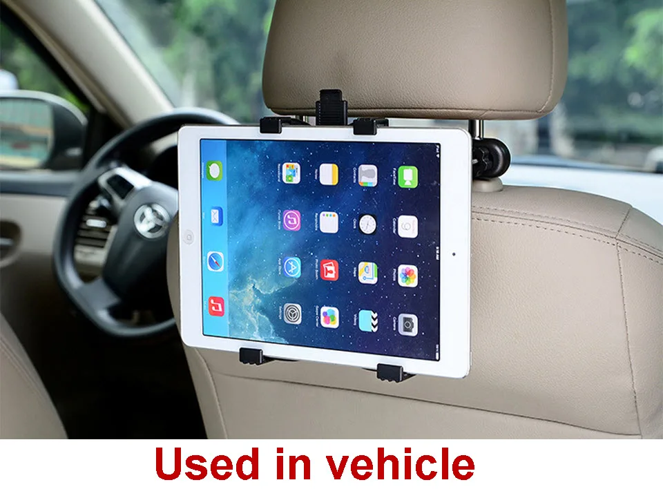 Универсальный кронштейн для заднего сиденья автомобиля ABS регулируемый держатель для Планшет iPad и любые другие 7,9-11 дюймов