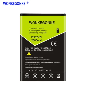 

WONKEGONKE For Prestigio Wize D3 E3 K3 PSP3509 DUO PSP 3509 Battery High quality mobile phone battery with tracking number