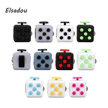 Elsadou Anti stress Fidget Cube Christmas Gift Puzzle Magic Stress Cube font b Toy b font