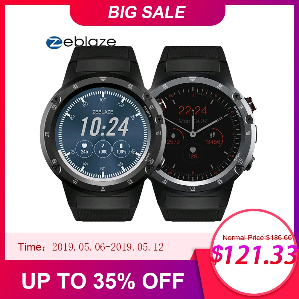 

Zeblaze THOR 4 Plus 4G Global Bands SmartWatch Phone GPS/GLONASS Android Watch Offline Music Smart Assistant Smart Watch Men
