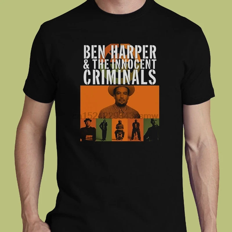Ben Harper The innovely crimins рок-группа S M L XL 2XL 3XL футболка плюс размер Харадзюку | Мужская