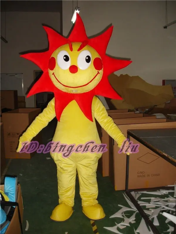 Желтое солнце Хэллоуин Мультфильм персонаж костюм косплей талисман пользовательские продукты на заказ(s. m. l. xl. xxl) 2019new