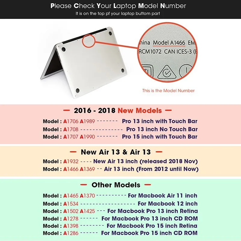 Модный чехол под мрамор для MacBook Air Pro Retina 11 12 13 3 15 дюймов с сенсорной панелью