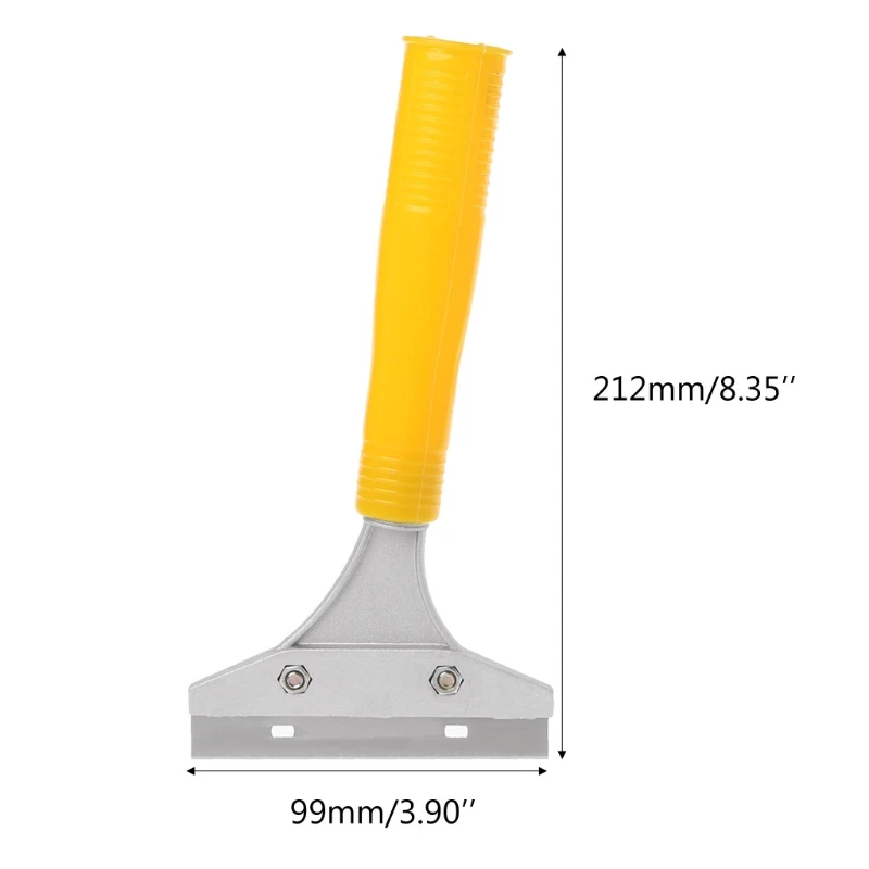 1 шт. скребок для чистки нержавеющей стали портативная лопатка для чистки ножей стеклянные напольные плитки скребок для удаления лезвия ручной инструмент 212x99 мм