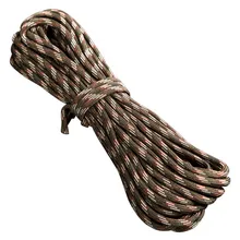 Верёвка для скалолазания на открытом воздухе 9-жильный подвесной вниз веревка для выживания ручной цепи Пряжка Паракорд подвесной Зонт с тростью веревка