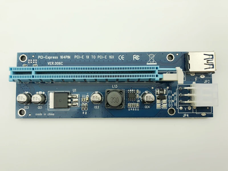 USB 3 0 PCI E Express 1x to16x расширитель переходника карты адаптер с 60 см удлинитель Кабель