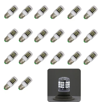 

20X Led Bulb Aluminum Radiator 5W E27 AC 220V Leds Lamp 2835 Corn Light Lamps Lampada Lighting Spot lightsFor Indoor lighting