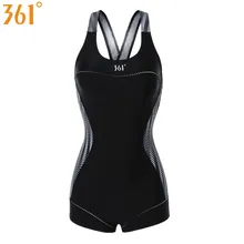 361 женский спортивный купальник, черный цельный купальный костюм, устойчивый к хлору Купальник для девочек, гоночный купальник, женский купальник