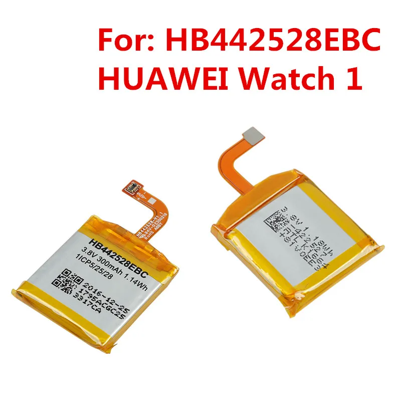 Батареи и инструменты для HUAWEI Watch 1 Watch1 HB442528EBC 300 мАч|Аккумуляторы мобильных