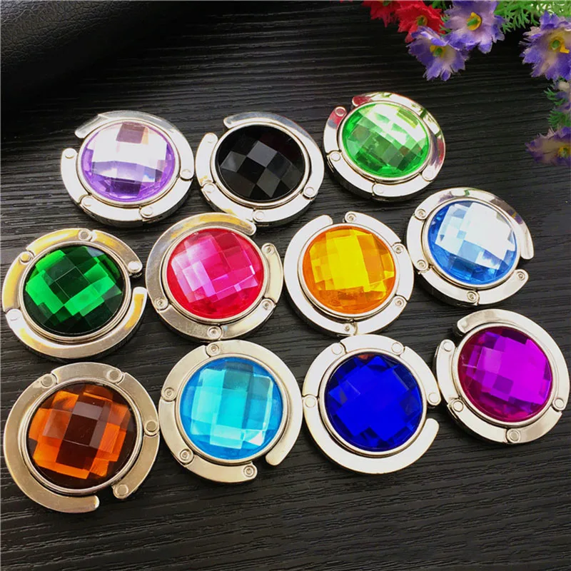 

Multi Color Bag Desk Hanging Hook Portable Folding Handbag Hook Handbag Hanger Table Desk Hanger Clip Purse Bag Hook Holde