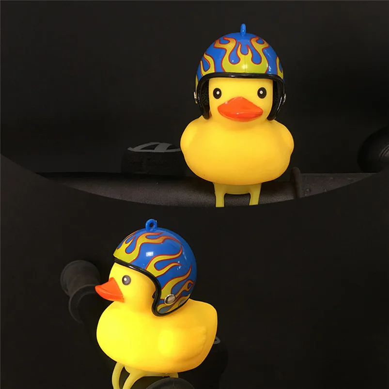 Cartoon Duck Shape Night Light For Children Shining Duck Bells Bedside Lamp Hone Garden Light Silicone Night Lamp 40JUN505