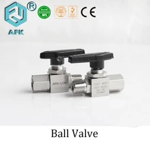 Низкого давления 1000psi SS316 1/" нержавеющие стальные шаровые клапаны для газовой воды