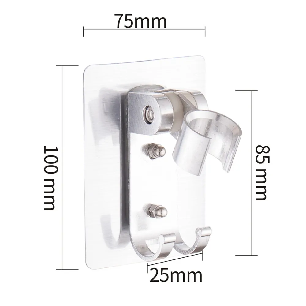 Bathroom Hand Held Adjustable Shower Head Holder Rack Bracket  Shower Holder Wall Mounted Shower Bathroom Portable Accessory19