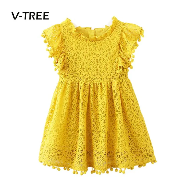 V TREE Baby Girls font b Dress b font font b Summer b font Lace Princess