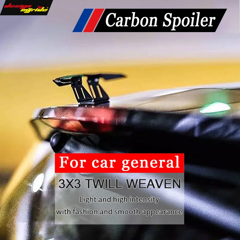 

High-quality Automobile general-purpose mini spoiler Carbon Small tail Fit For KIA K2 3-Sedan car general Decoration Car-styling