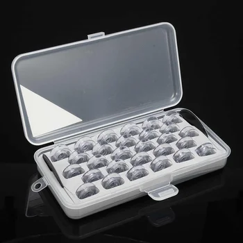 

28pcs/box Clear Concave Bobbins for 1 1+ Husqvarnas 1100 4120975-4 DIY Craft Sewing Tools & Accessory