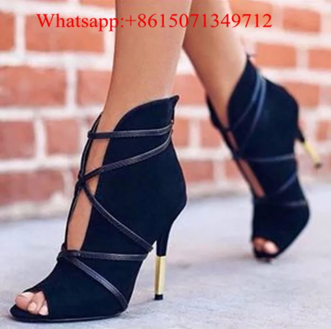 open toe booties 3 inch heel