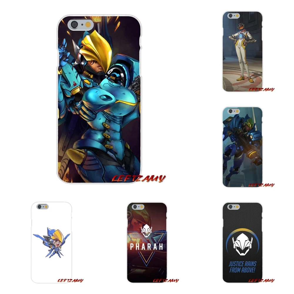 Переиграть игру OW Pharah аксессуары для телефона чехлы Motorola Moto G LG Spirit G2 G3 мини G4 G5 K4 K7
