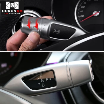 

3pcs/set Chrome Wiper Shift lever Cruise sequins covers frame stickers kit for Mercedes Benz GLC C/E Class W205 W213 Car styling