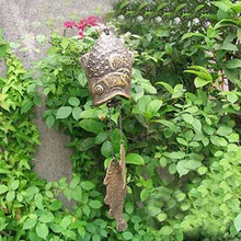 2 кантри винтажный Старый чугунный колокол рыба колокольчик открытый металлический WindChime Настенный декор сад Ретро ремесло орнамент
